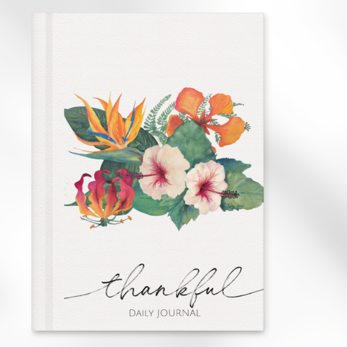 Tropical Bloom Hardcover Journal