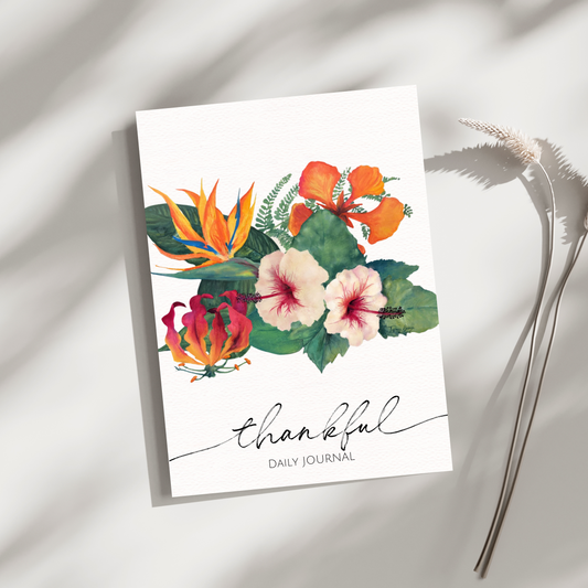 Tropical Bloom Hardcover Journal