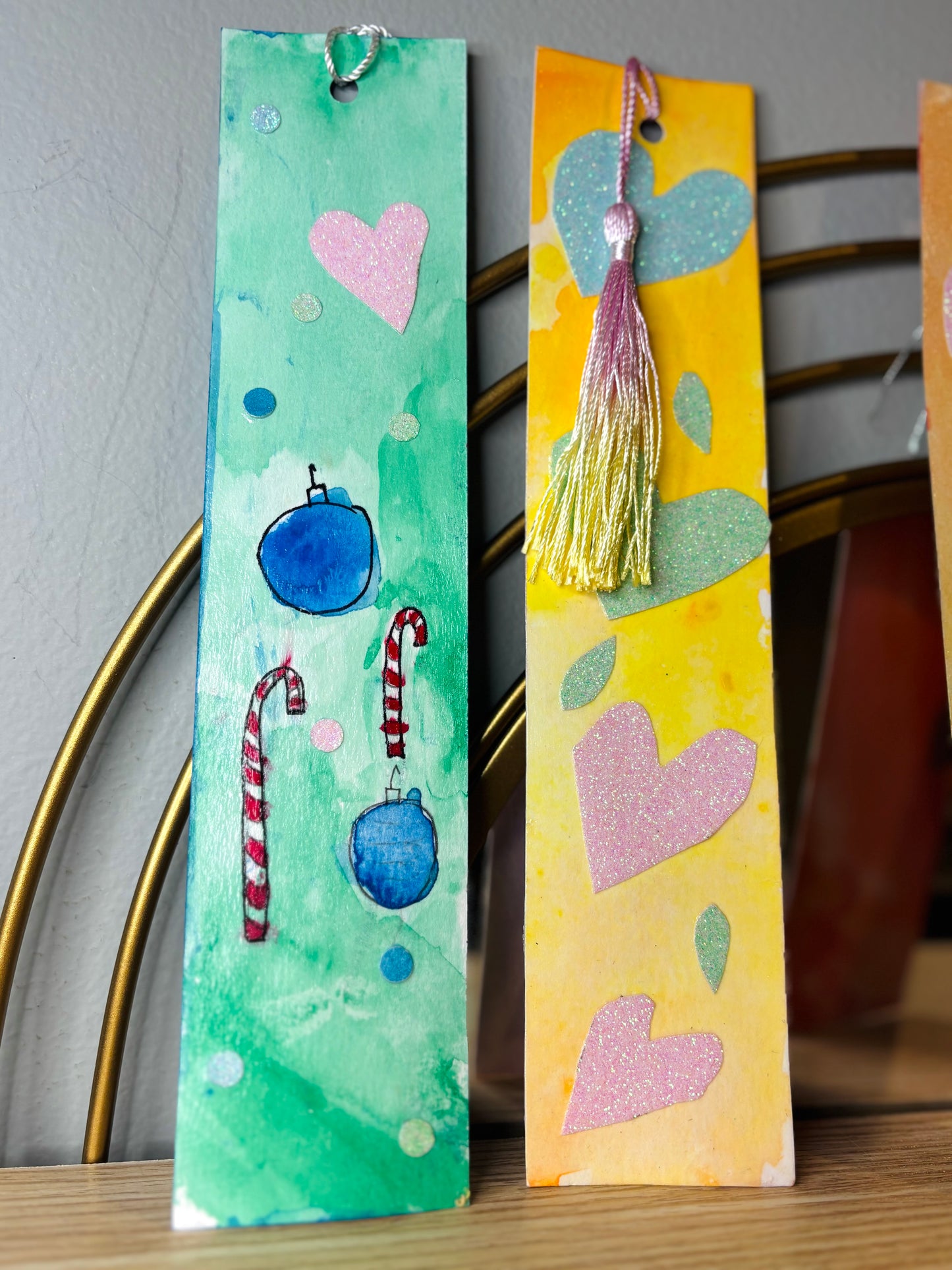 Custom XL Watercolor Bookmark