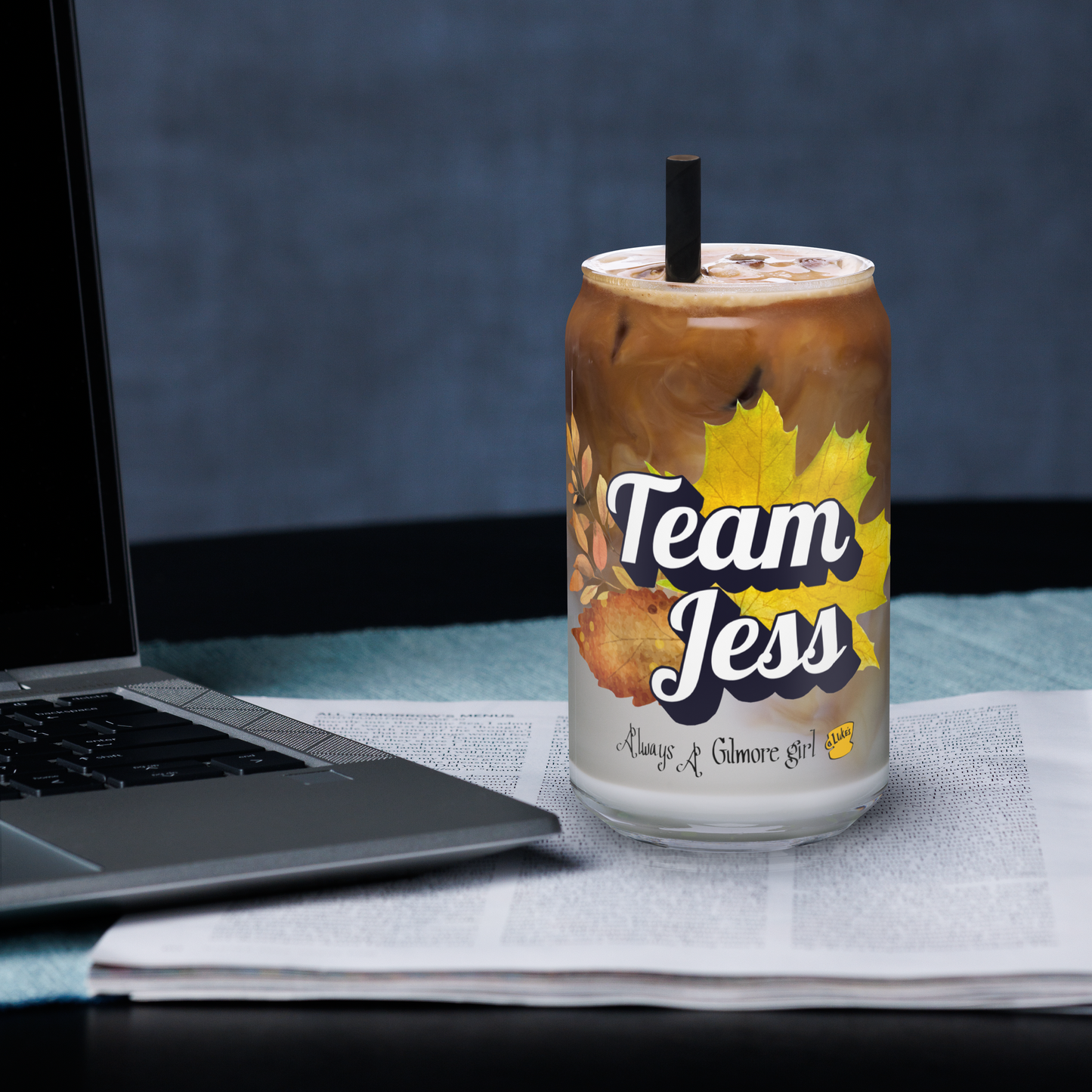 Team Jess Gilmore Fans Glassware