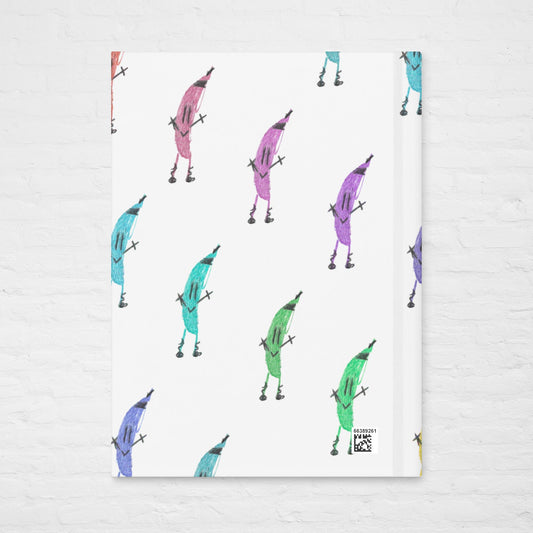 Joy the Dancing Banana Hardcover journal matte