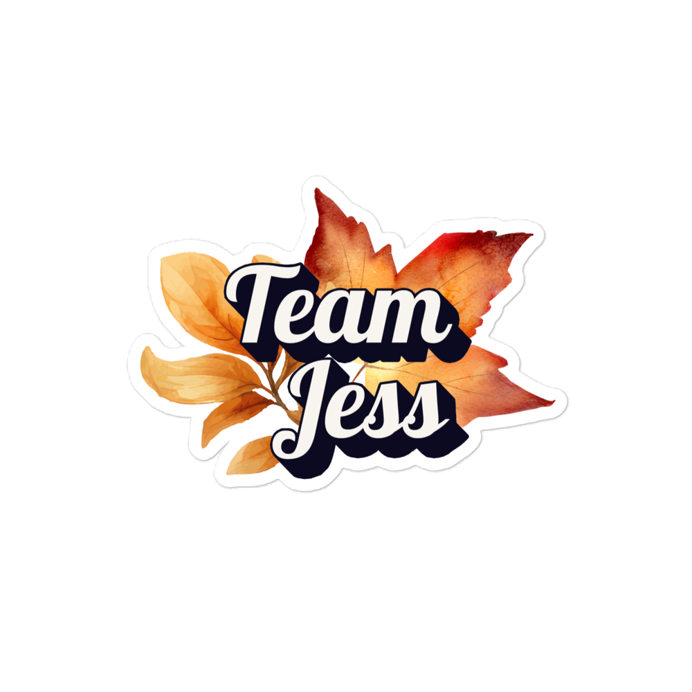 Team Jess - Gilmore Fans Vinyl Stickers